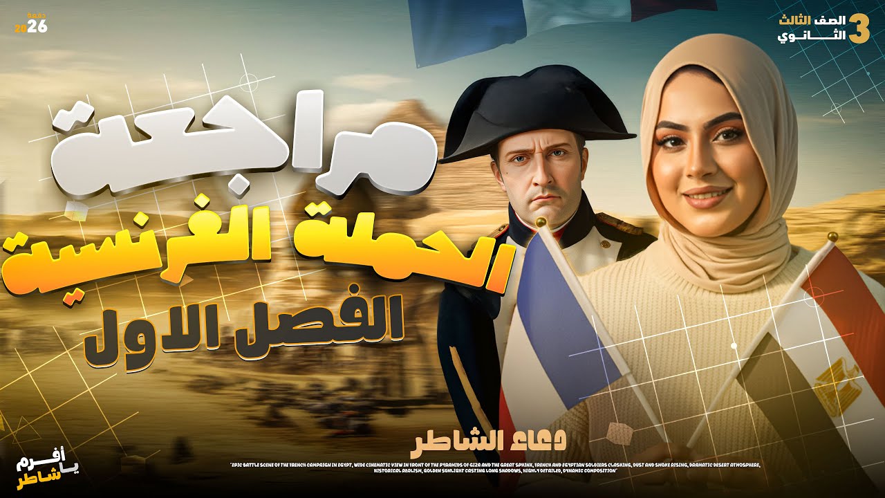 مراجعه الفصل الاول/تاريخ /كاملة/دعاء الشاطر/2026