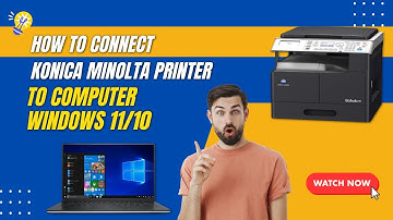 How to Connect Konica Minolta Printer to Computer Windows 11/10? | Printer Tales