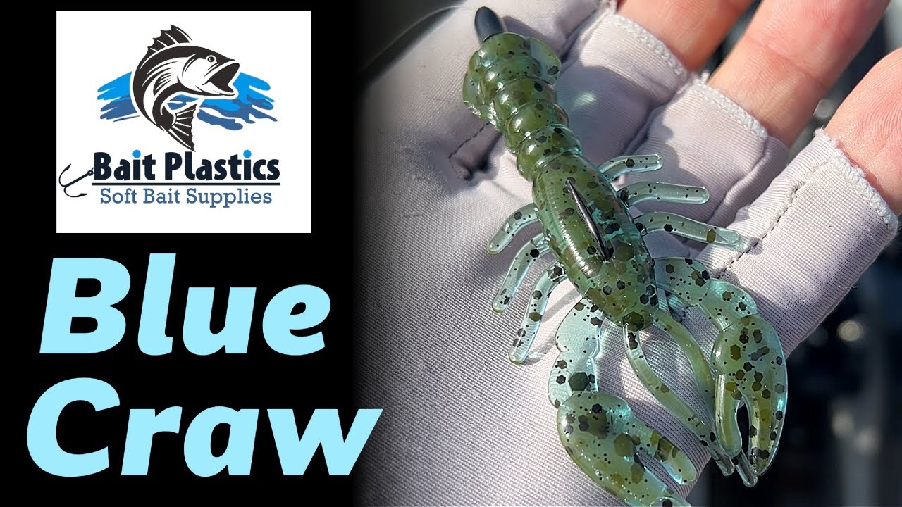 NEW Color by BaitPlastics - Their Version of BLUE CRAW!