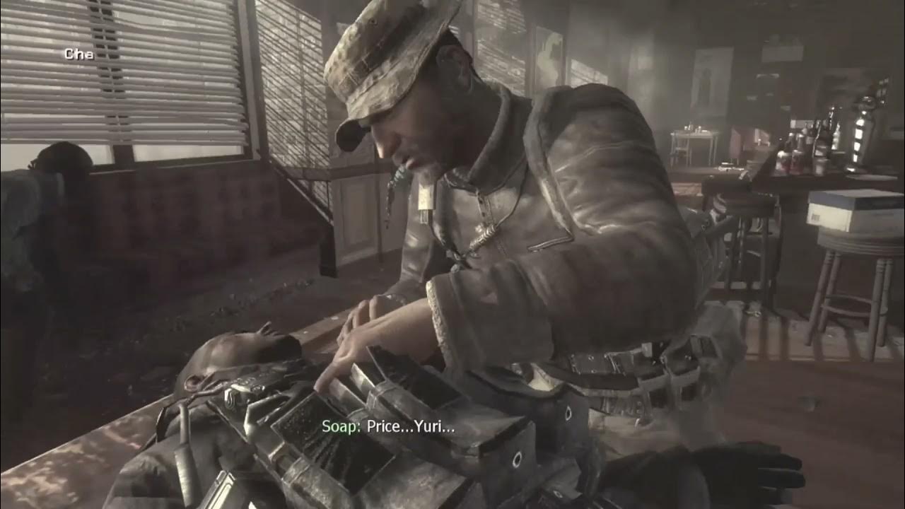 Soaps Death and Yuri Gets punched by Captain Price YouTube