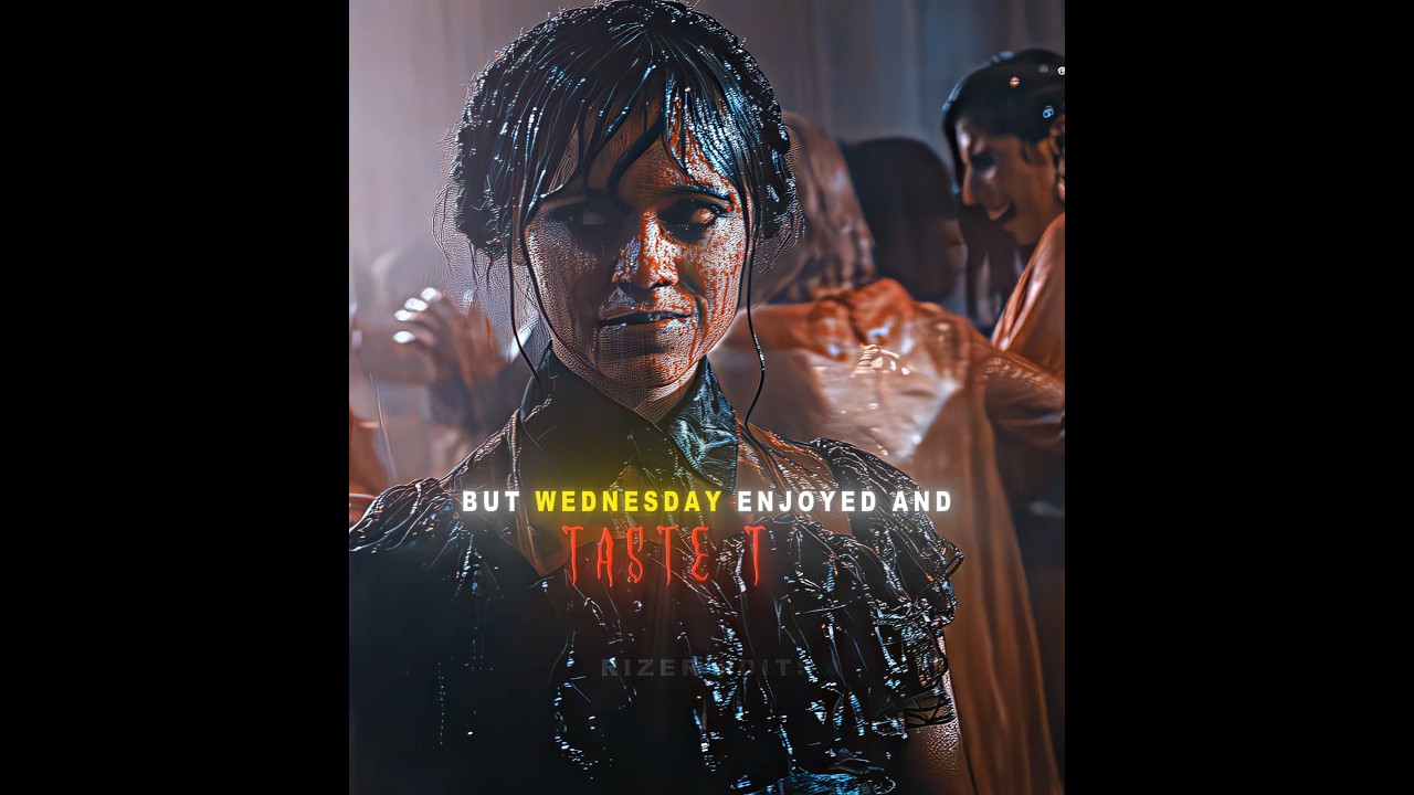 "Wednesday Loves Blood" ☠️🔥 | Wednesday 2 Edit | MONTAGEM COMA (Ultra Slowed) #Trending #Shorts