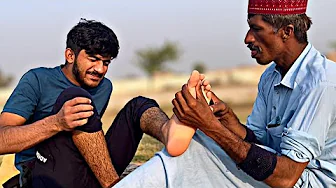 Abbas Barber’s Feet Tingling Massage ASMR for Stress Relief | Foot Reflexology | Leg Massage Therapy