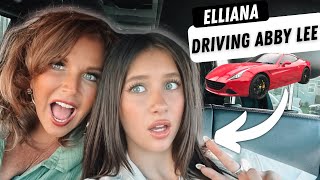 Teaching Elliana Walmsley How To DRIVE 😱 | Abby Lee Miller