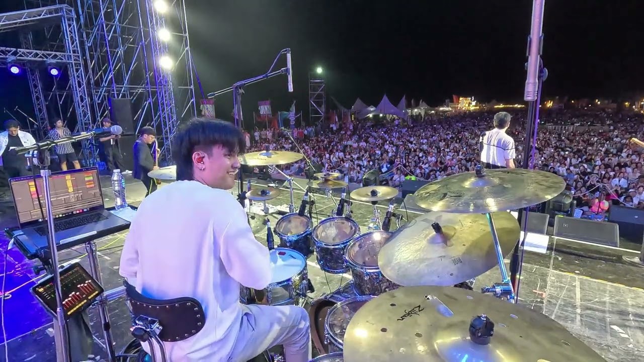 MEAN Band live at Layzy Music Festival (Drum Cam)
