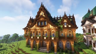 Minecraft | How to build a Medieval Library | Tutorial