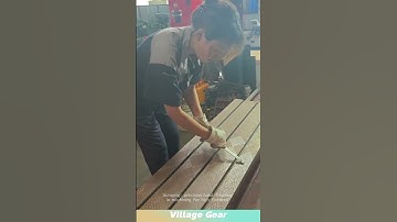 Scraping: precision hand-finishing in machining for high flatness! #machine  #craft