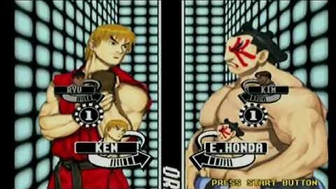 Capcom vs SNK (Sega Dreamcast) Gameplay - 2 Arcade Playthroughs