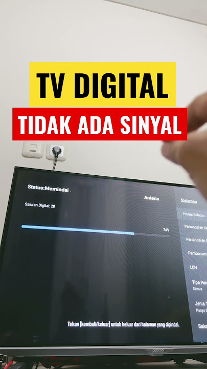 TV DIGITAL TIDAK ADA SINYAL