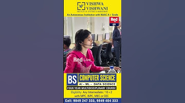 AI-Powered Careers Begin Here | BS (AI & ML) at Vishwa Vishwani | RED TV LIVE