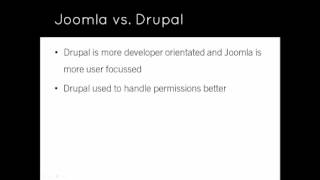 Joomla 2.5_1.7_1.6 Tutorial - Lesson 2 - Why Joomla