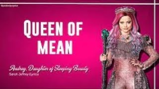 Video thumbnail of "Queen Of Mean   Sarah Jeffrey Lyrics From Disney's Descendants 3"