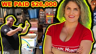 WE PAID $26,000 on 5 Abandoned Storage Wars Auction Units Lockers Rene Casey Nezhoda