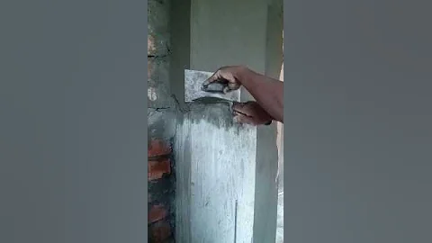 Cement plaster methods ✅ #construction #shortsfeed #satisfying  #shorts #cement #plaster
