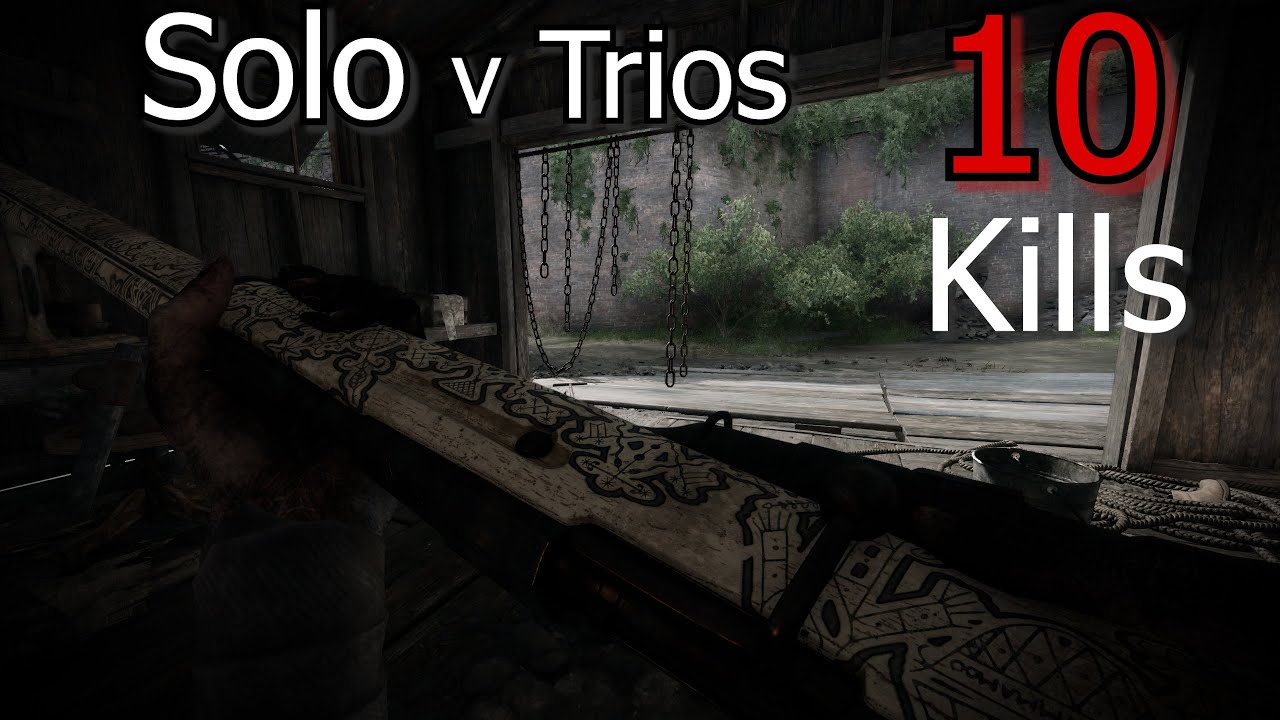 10 Kill Solo v Trio game at Iron Works in Hunt: Showdown 1896 - YouTube