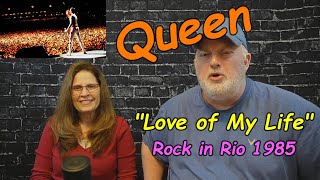 Reaction to Queen "Love of My Life" Live from Rock in Rio 1985