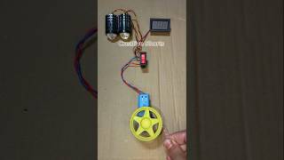 Powering Two Bike Fog Light and Voltmeter Using Metal Gear Motor _ DC Motor #dcmotor #tech #shorts