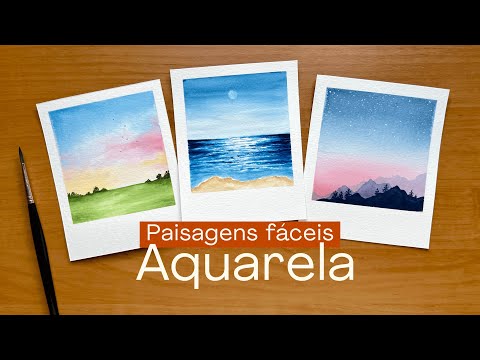 AQUARELA Paisagens para iniciantes