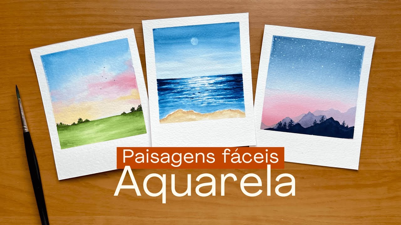 AQUARELA Paisagens para iniciantes