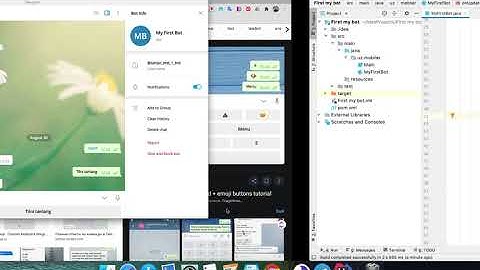 Java Telegram Bot. Lesson 2: KeyboardButton