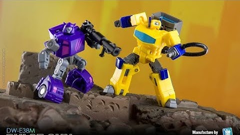 New Transformers shattered glass Shockwave & Cliffjumper action figures revealed by Dr Wu