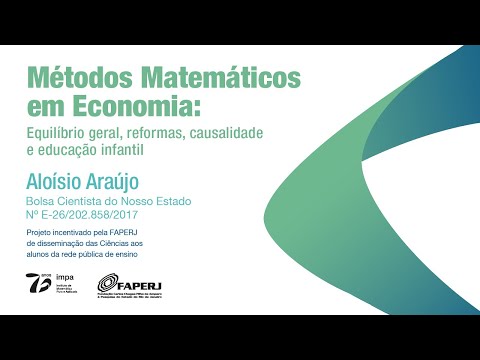 Vídeo: Métodos e modelagem econômica e matemática