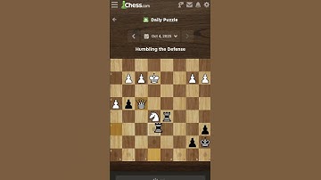 Daily Puzzle EP100 Day Oct 4, 2025 | Chess.com #chess #chesspuzzle