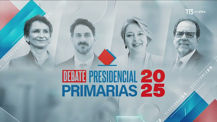 Candidatos a las primarias 2025 debaten sobre la contingencia política