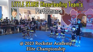 LITTLE STARS Cheerleading Teams Performance At The 2023 Rockstar Academy Elite Championship