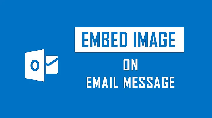 How to Embed Images in Email message on Outlook Email Client
