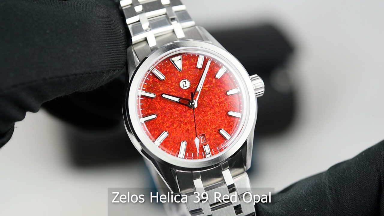 Zelos Helica 39 Red Opal - SeriousWatches.com