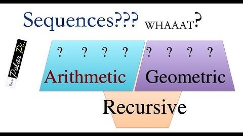 (Sequences)  An Introduction (Arithmetic, Geometric, and Recursive)