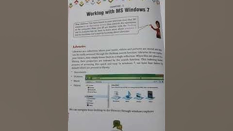Working with MS Windows 7, Class 4