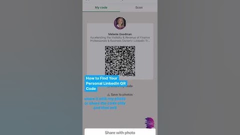 How to Find your Personal LinkedIn QR Code