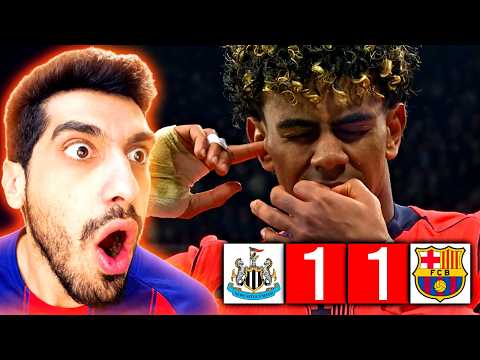 LAMINE YAMAL SAVES BARCELONA AGAIN… BARCELONA 1-1 NEWCASTLE REACTION !