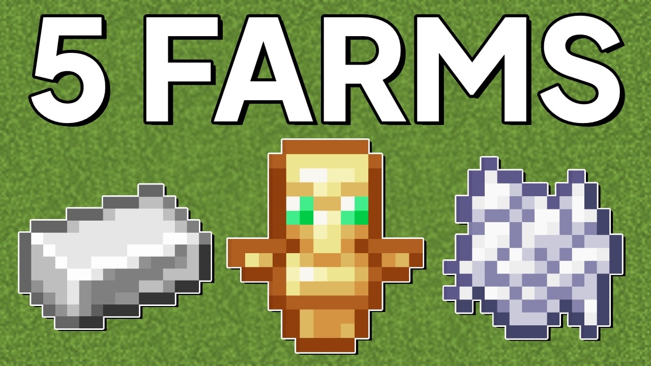 5 BEST STARTER FARMS IN MINECRAFT 1.21.5