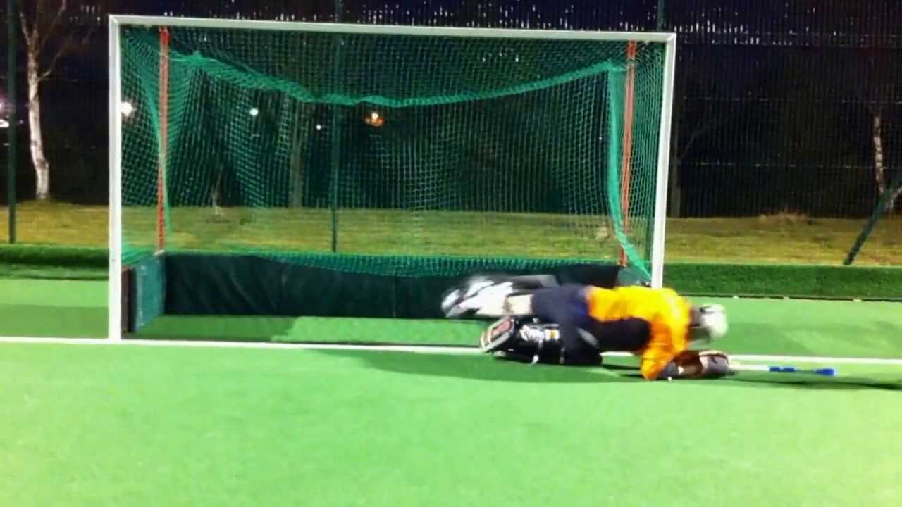 Hockey goalkeeper drill YouTube
