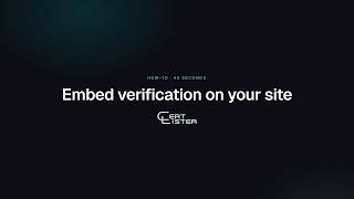 How to Embed Certificate Verification on Your Website | CertLister