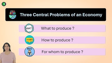 Three Central Problems of an Economy Explained | What, How & For Whom to Produce?