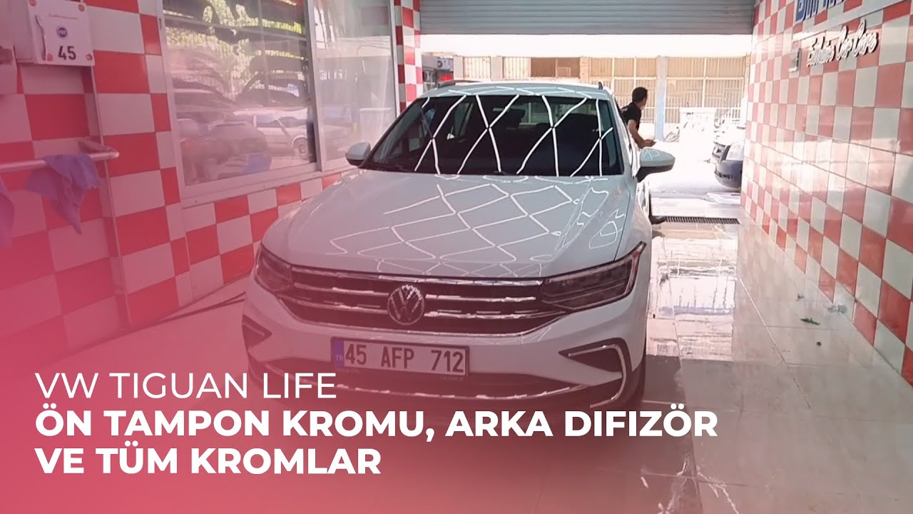 VW Tiguan Life // Ön Tampon Kromu, Arka Difizör, ve Tüm Kromlar