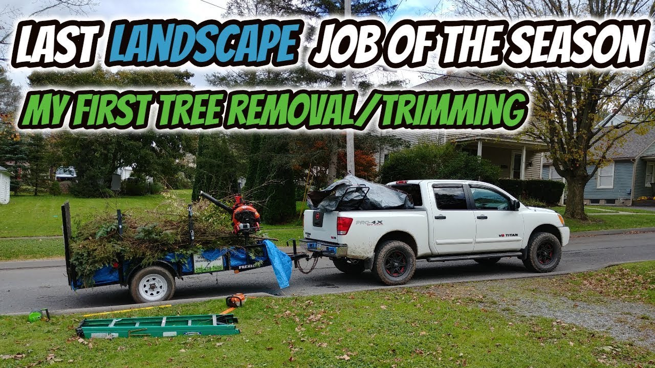 My last Landscape job of the season! | First time Using the new PAS on the customers property! My last Landscape job of the season! | First time Using the new PAS on the customers property!