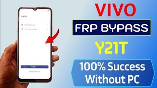 Vivo Y21t Frp Bypass  Verify Your Account  Android 13  Without Pc U0026 Pin  New Method  2026