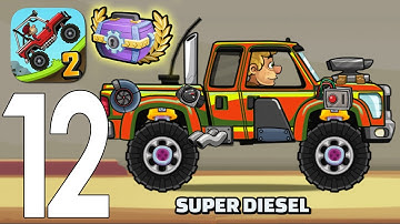 Hill Climb Racing 2 - Gameplay Walkthrough Part 12 (SUPER DIESEL)
