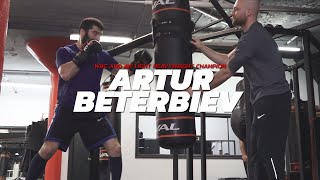 Artur Beterbiev, Hitting the bag stronger and some other training exercises