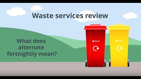 Waste Services Review | What does alternate fortnightly mean? Frequently Asked Question