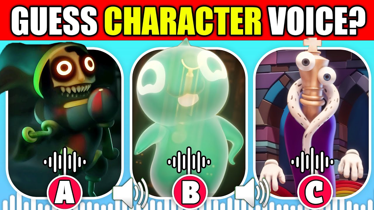Guess THE AMAZING DIGITAL CIRCUS Episode 3 Characters by Their Voice ...