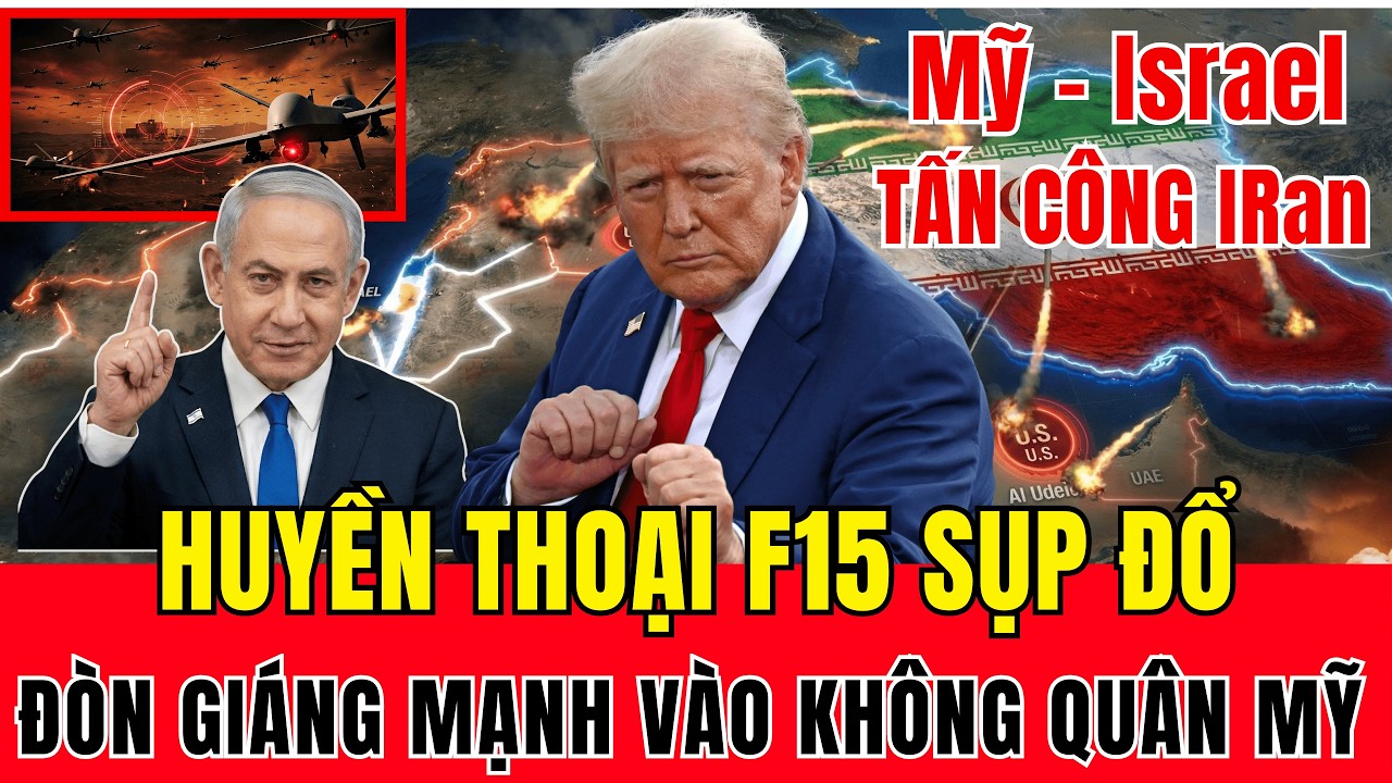 TIN KHẨN CẤP 4/3: Mỹ & Israel dội bom Iran! Cú phản đòn chấn động: Iran tấn công 6 quốc gia