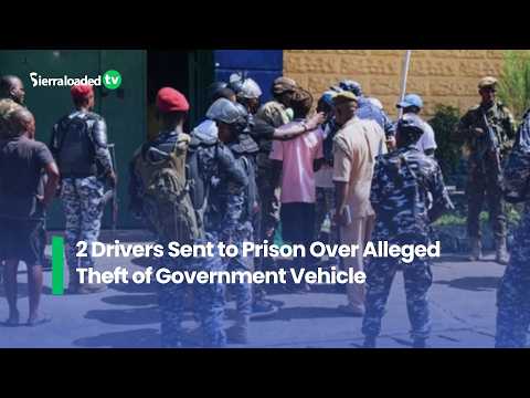 2 Drivers Sent to Prison Over Alleged Theft of Government Vehicle