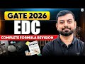 GATE EXAM 2026 | EDC | Complete formula Revision #2 | Shishir Das sir | Unacademy