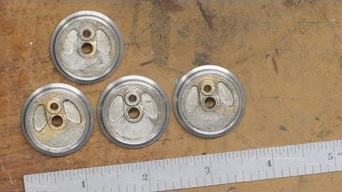 Wheels for the Kerr Stewart Wren 16mm Scale Steam Locomotive.