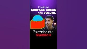Class 10 Maths Ex 12.1 Q4 | Surface Areas and Volumes | Easy Trick in 1 Minute #shorts #ytshorts